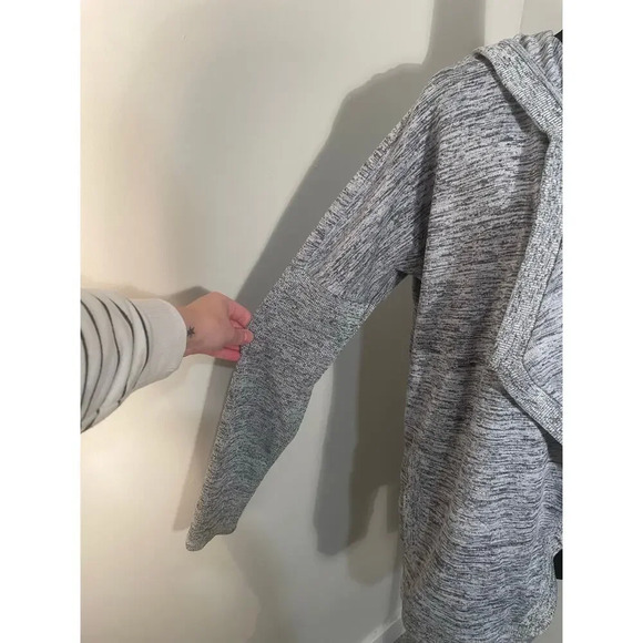 Athleta Heathered‎ Gray Open Front Cardigan - Picture 6 of 12